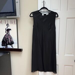 DKNY Black Midi Dress